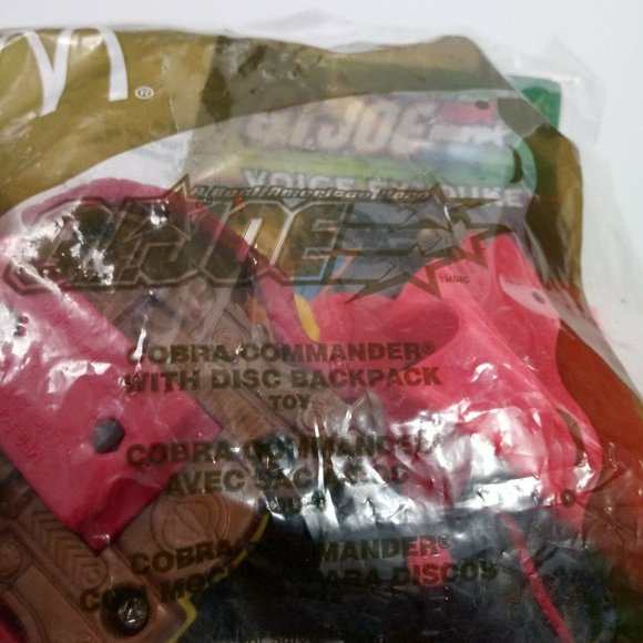 McDonald's NEW G.I. Joe Cobra Commander Happy Meal Toy - Picture 6 of 12